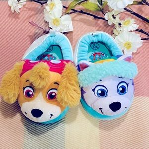 NWT Nickelodeon Paw Patrol Sky & Everest Slippers Toddler 5/6 from Target